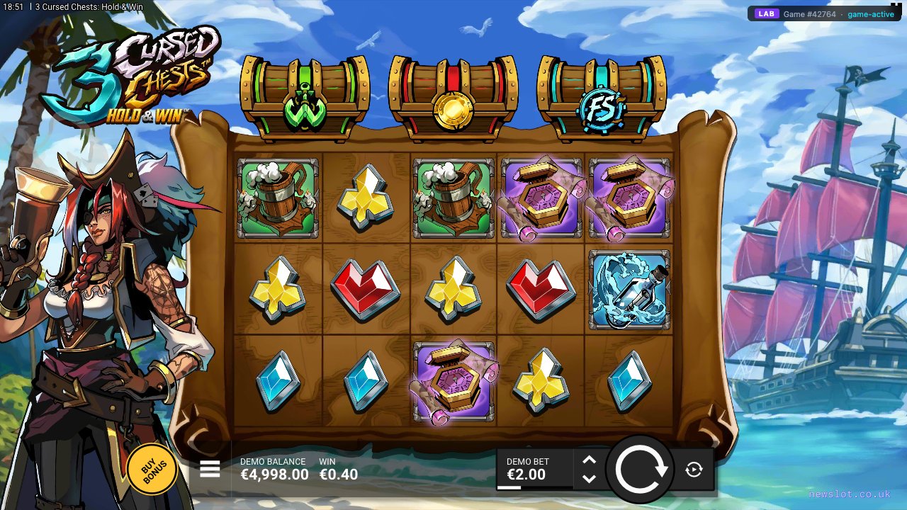 3 Cursed Chests reels in motion