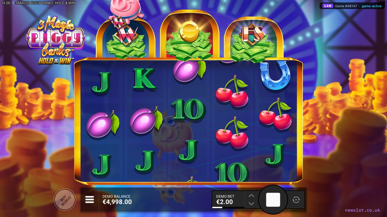 3 Magic Piggy Banks reels in motion