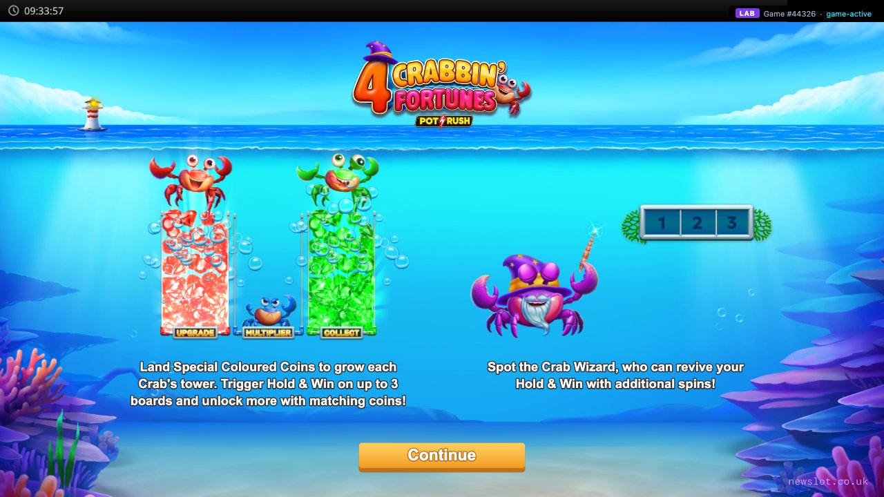 4 Crabbin' Fortunes reels in motion