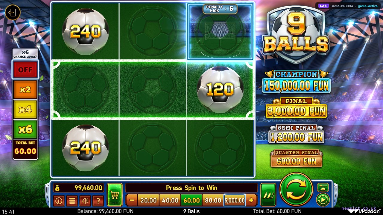 9 Balls reels in motion