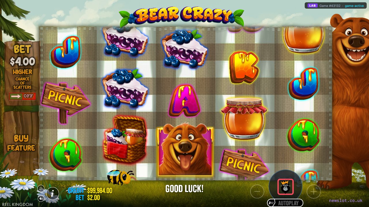 Bear Crazy reels in motion