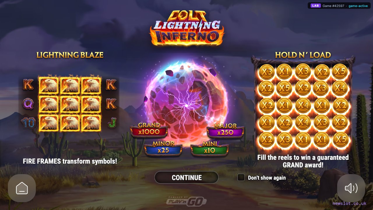 Colt Lightning Inferno reels in motion
