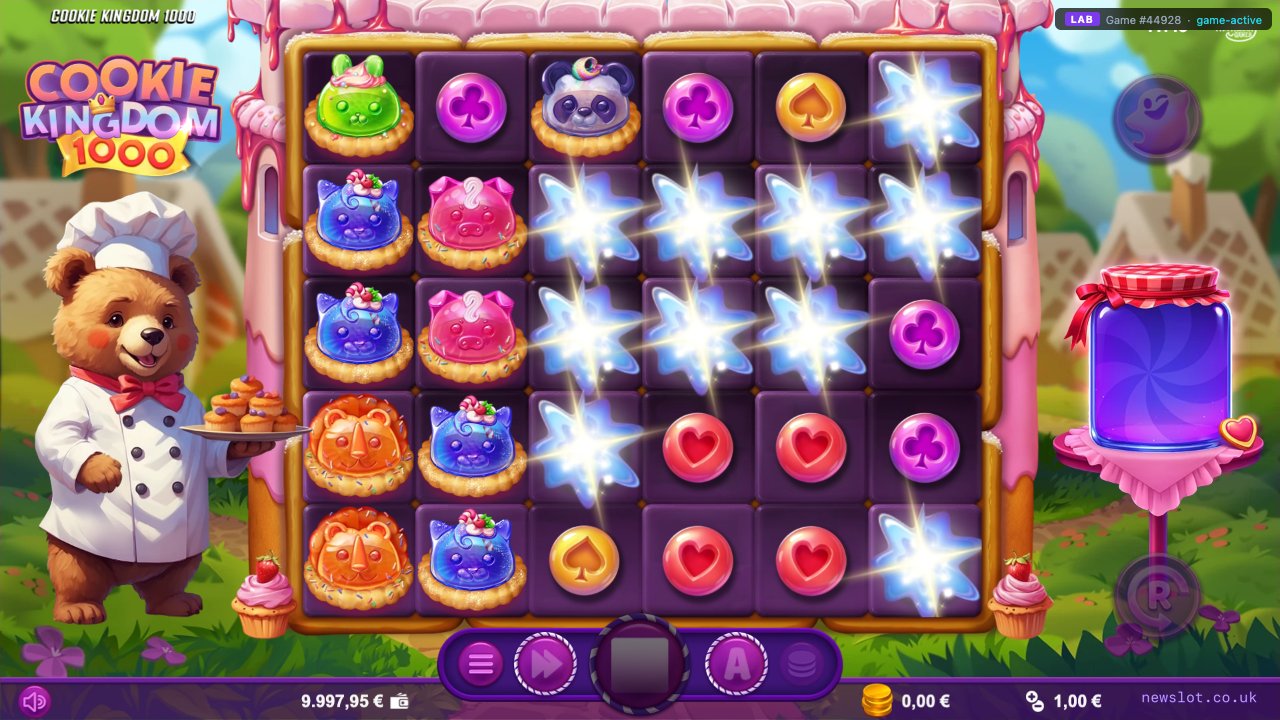 Cookie Kingdom 1000 reels in motion