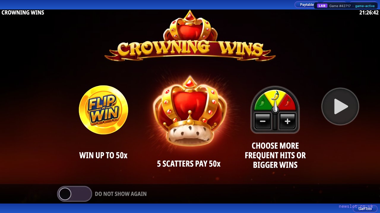 Crowning Wins reels in motion