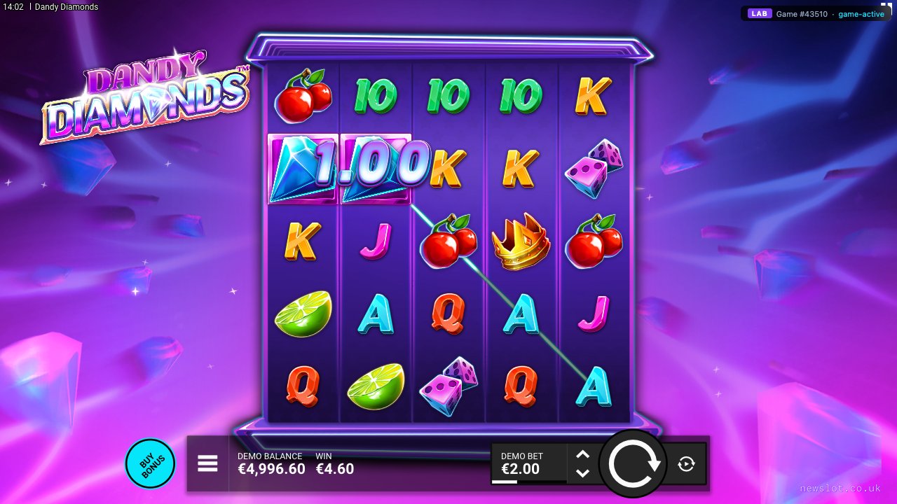 Dandy Diamonds reels in motion