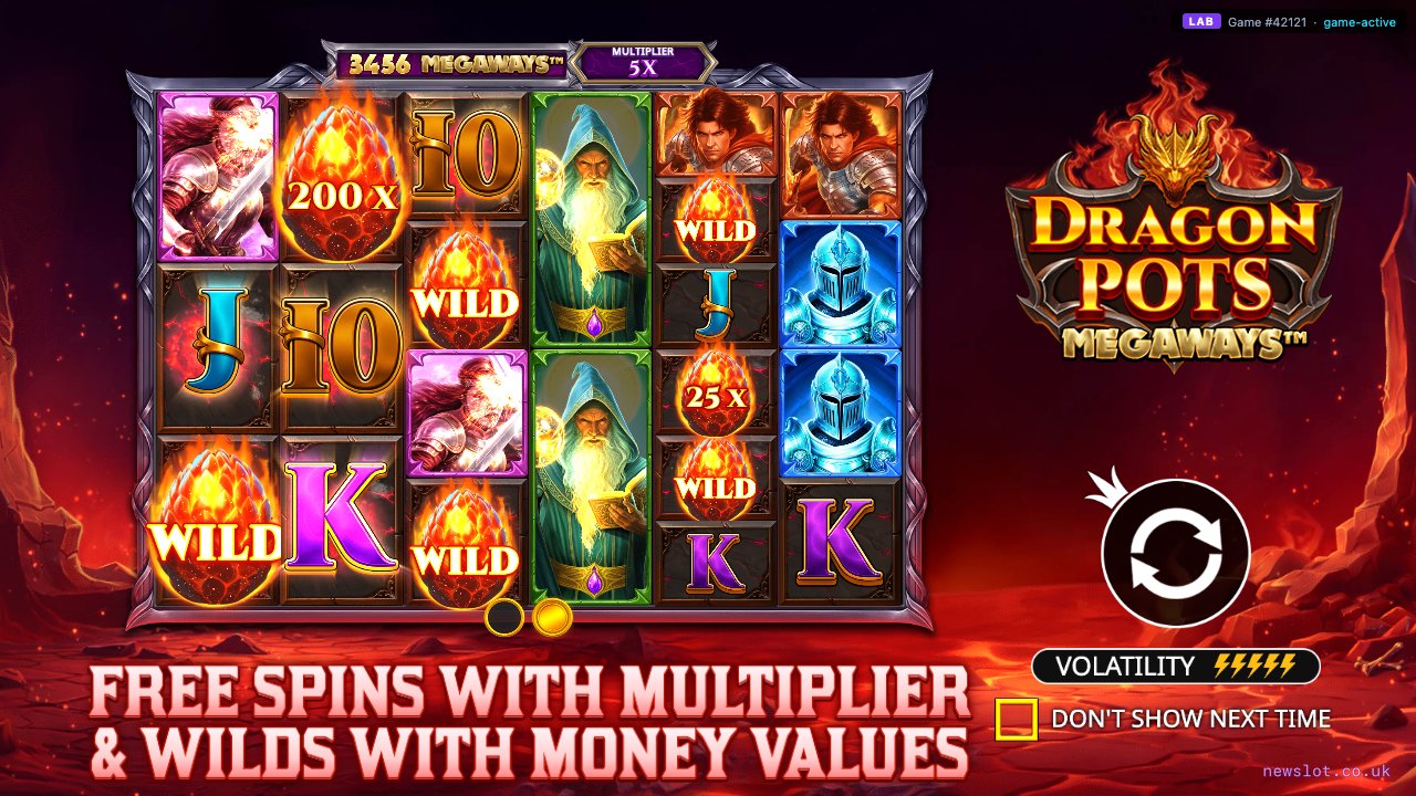 Dragon Pots Megaways reels in motion