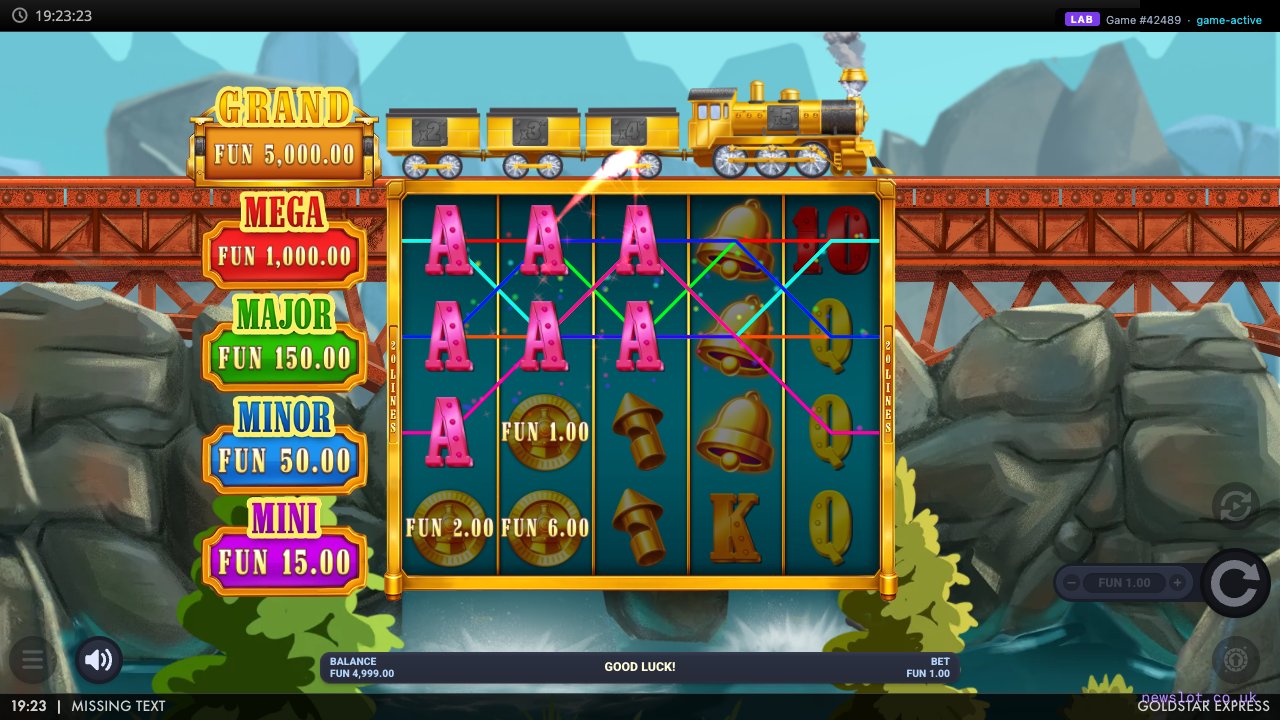 Goldstar Express reels in motion
