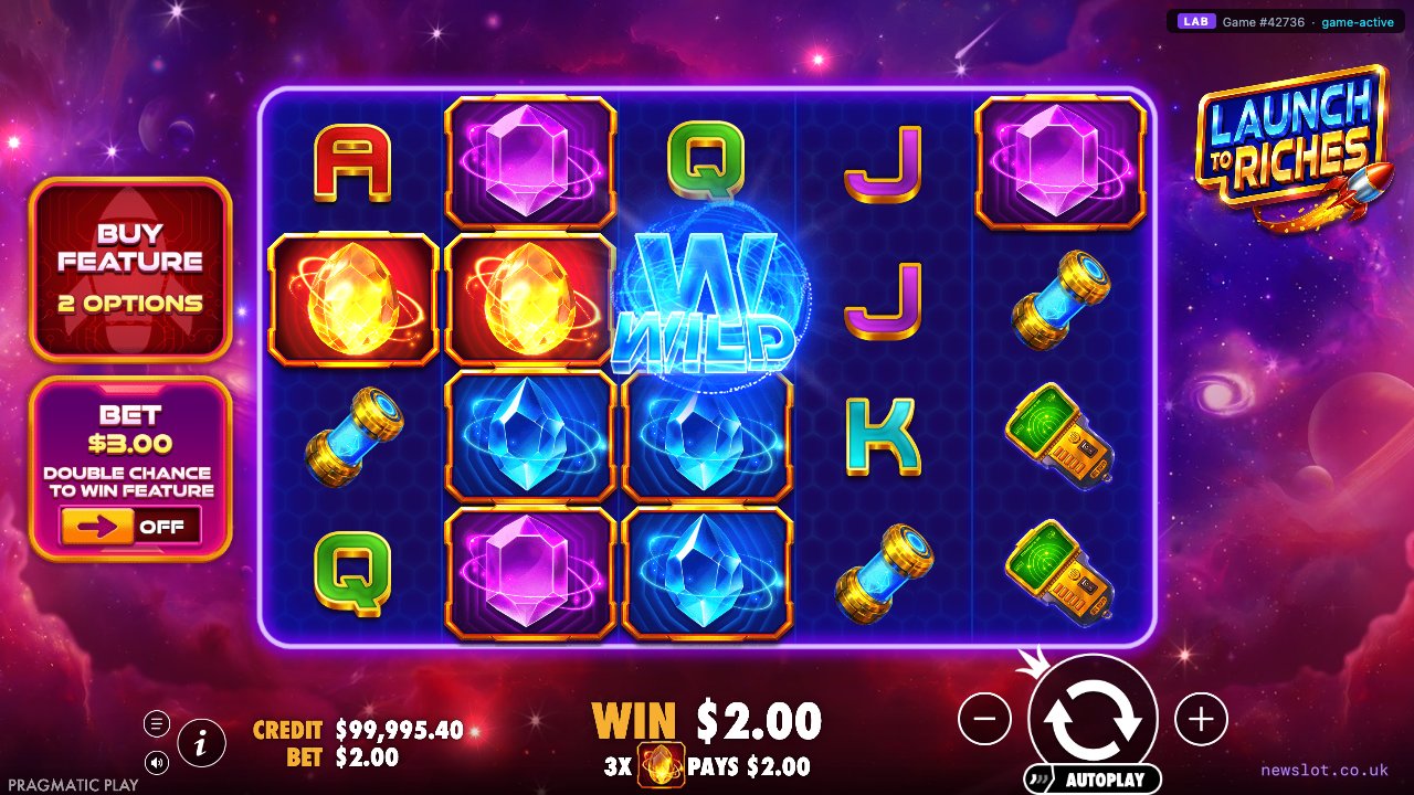 Launch to Riches reels in motion