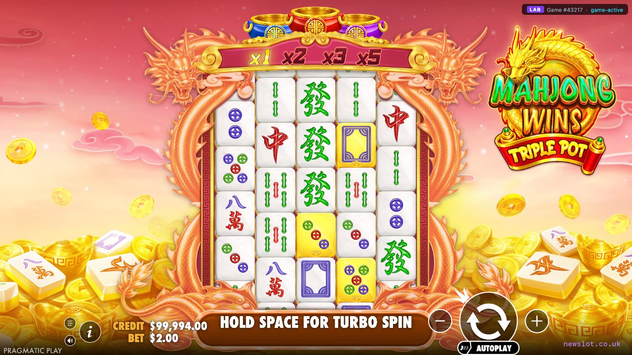 Mahjong Wins Triple Pot reels in motion