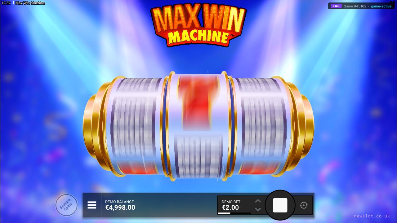 Max Win Machine reels in motion