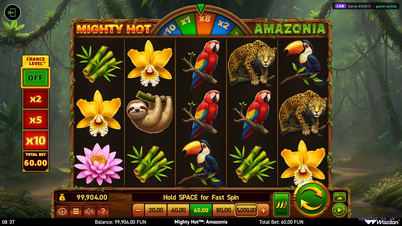 Mighty Hot Amazonia reels in motion
