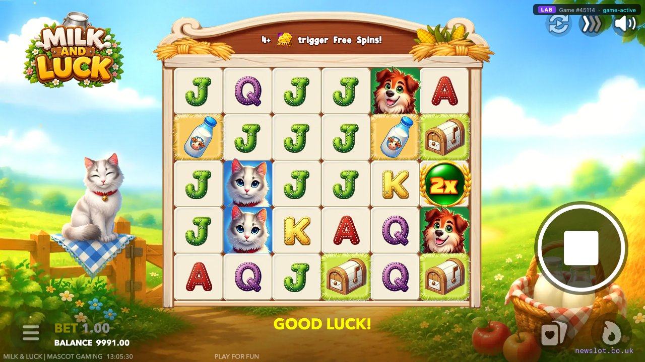 Milk and Luck reels in motion