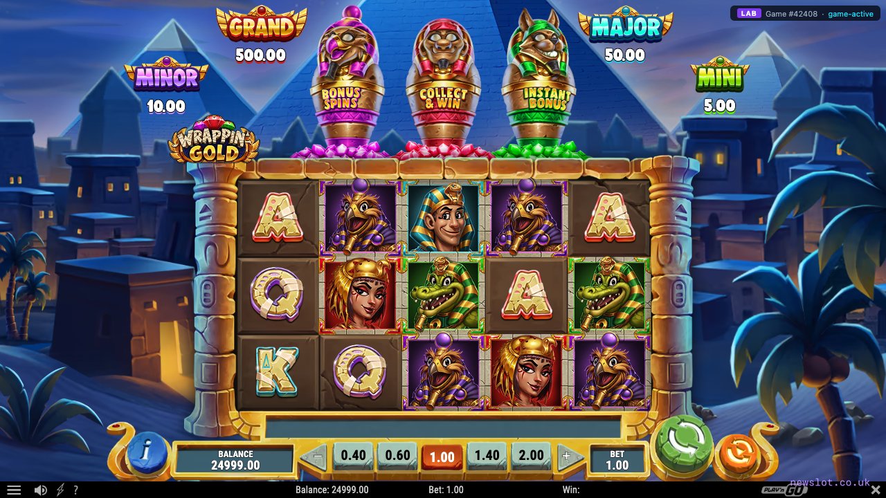 Wrappin' Gold reels in motion